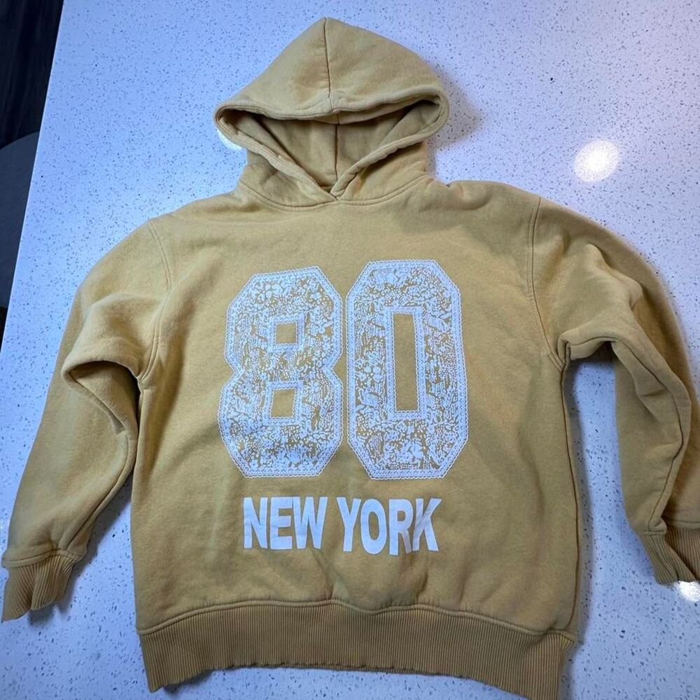 Zara Yellow and Gold Hoodie